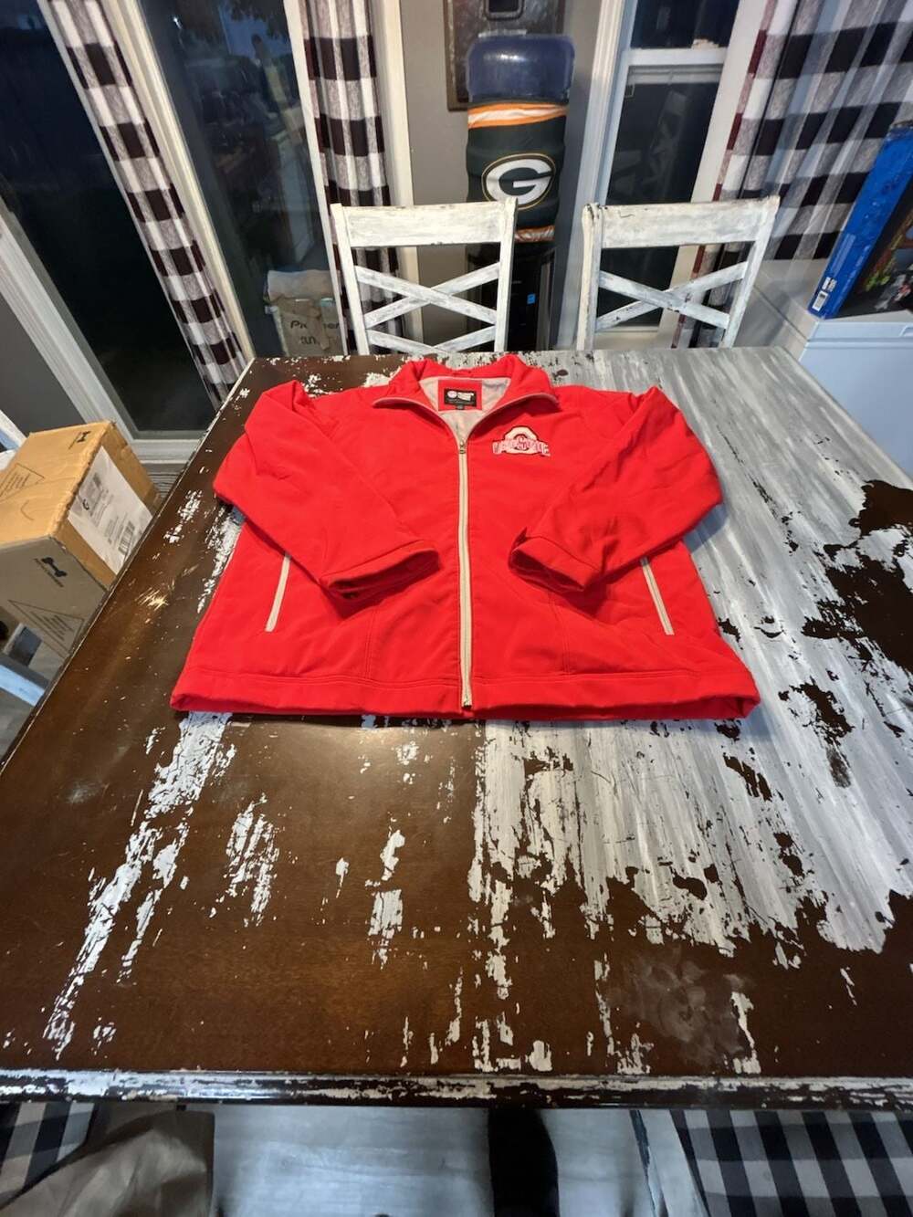 G-III Sports by Carl Banks Ohio State Buckeyes Jacket Size L Red